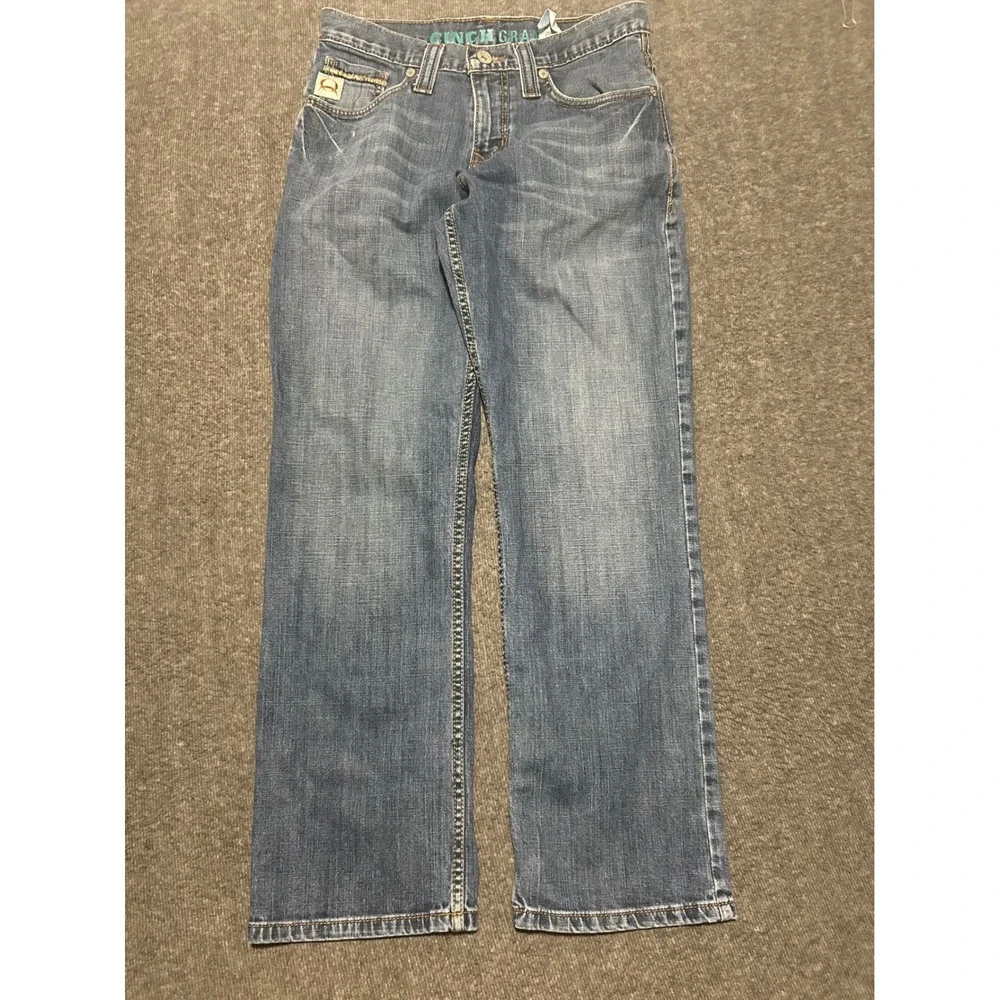 Cinch grant jeans mens cowboy western rodeo work fit 29X29 (tag 28X30)